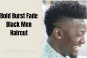 20 Bold Burst Fade Black Men Haircut