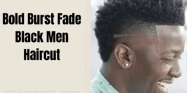 20 Bold Burst Fade Black Men Haircut