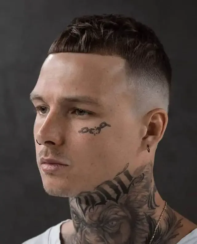50+ Best Burst Fade Crop Top Haircuts for Men in 2025 34 Caesar Haircut High Fade