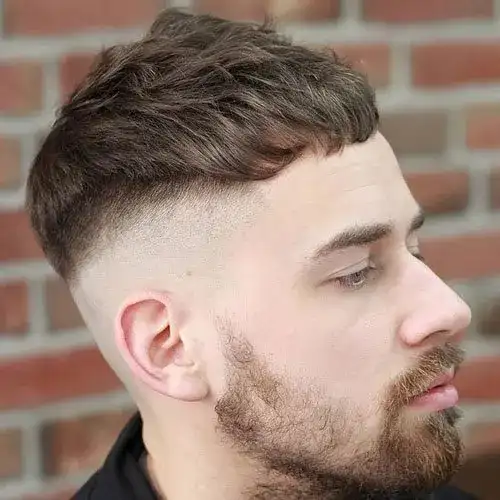 30+ French Crop Burst Fade: A Stylish Men’s Hairstyle 14 Disconnected French Crop