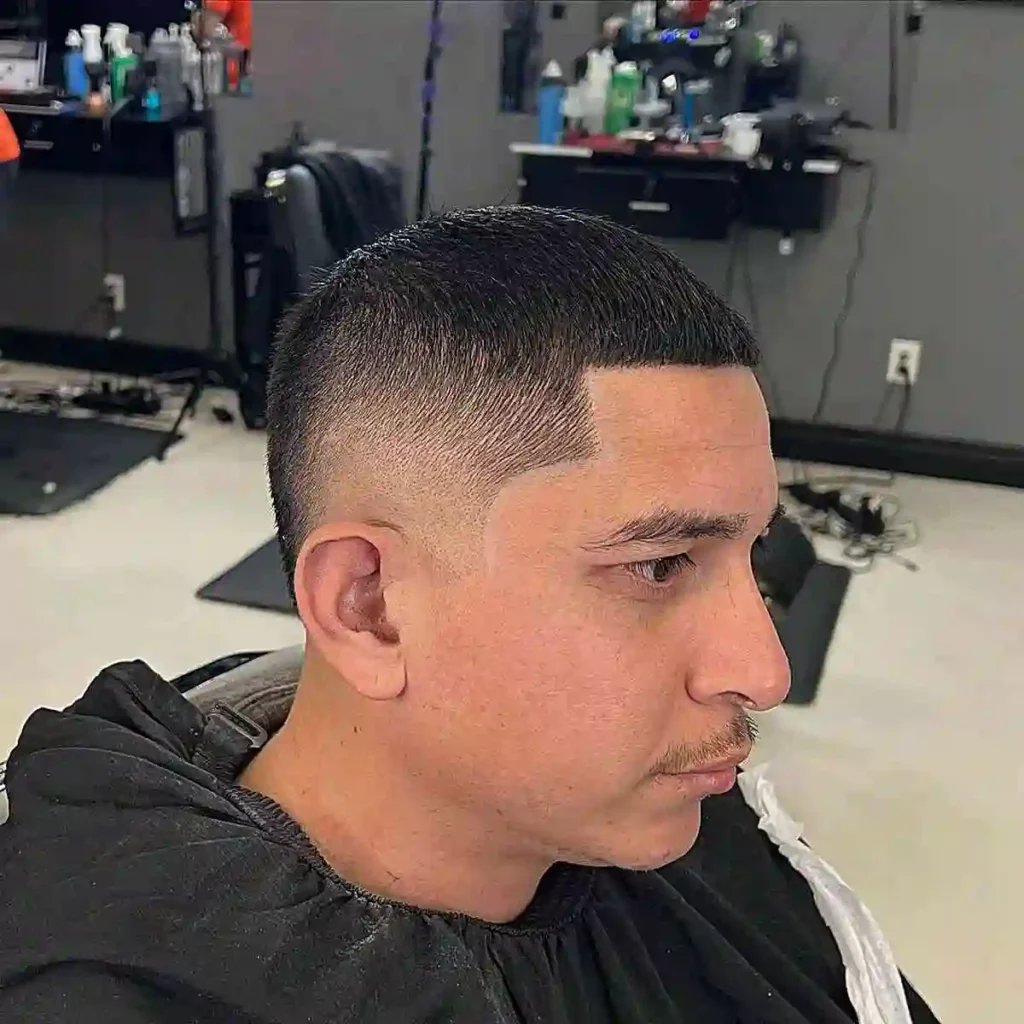 High and Tight with Burst Skin Fade