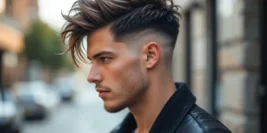 Burst Fade Messy Hair: A Stylish and Edgy Look