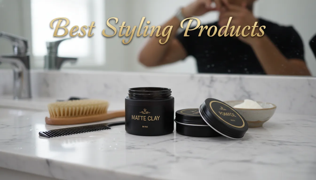 Best Styling Products for Low Fade - High-quality hair clays, waxes, and pomades designed to provide hold and texture for low fade hairstyles.