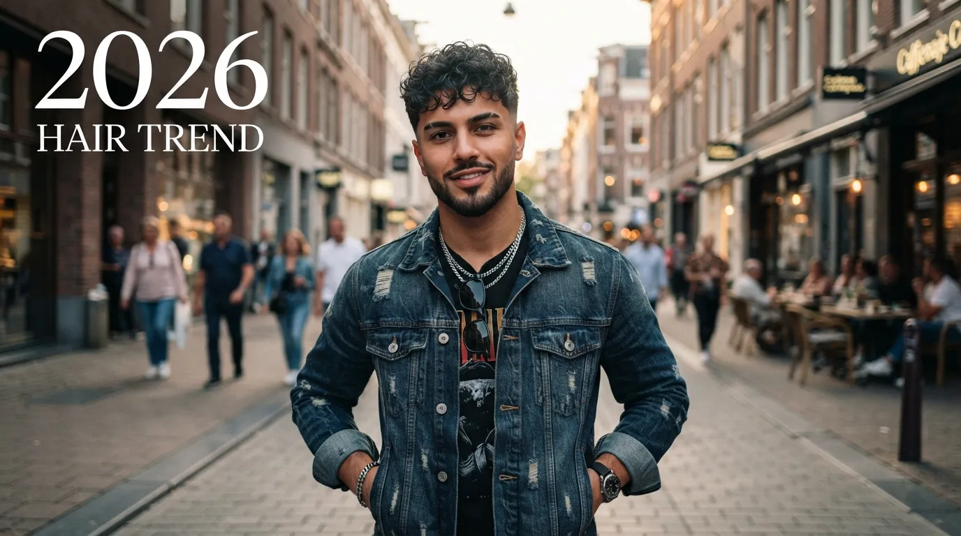 Why the Burst Fade Perm Is Trending in 2026 popular on social media for modern men's style.